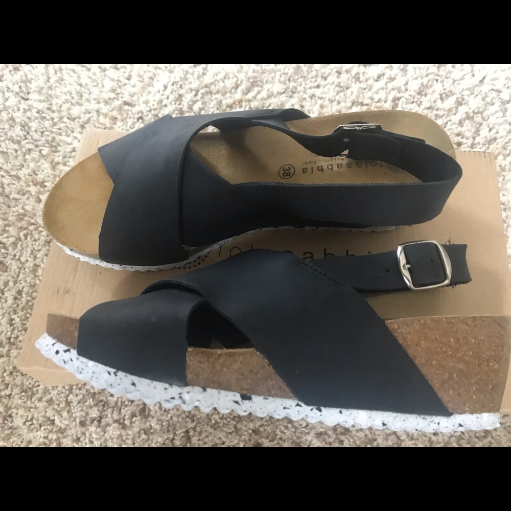 Eric Michael Lola Sabbia wedge sandals